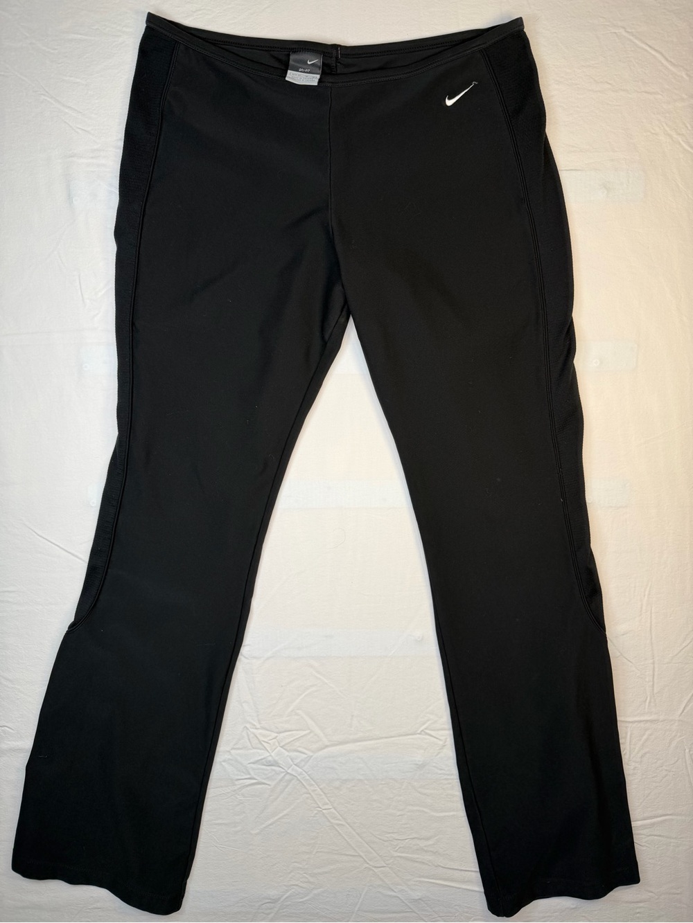 Vintage Nike Dri-FIT Black Yoga Pants Women’s Y2K Bootcut Athletic Pants